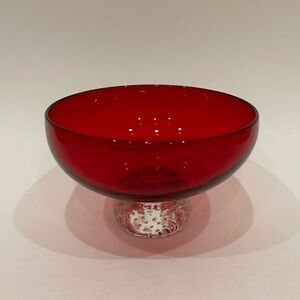 Ruby Red Decor Bowl